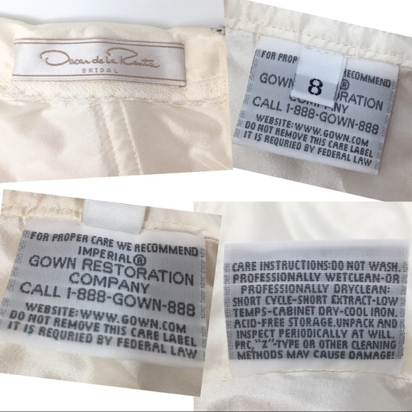 OFFERS ✅ Rare Runway Oscar De La Renta Bridal Sequin Wedding Dress - Picture 5 of 8